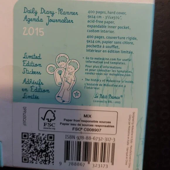 Moleskine Le Petit Prince POCKET 2015 Daily Diary - Little Prince - Picture 3 of 5